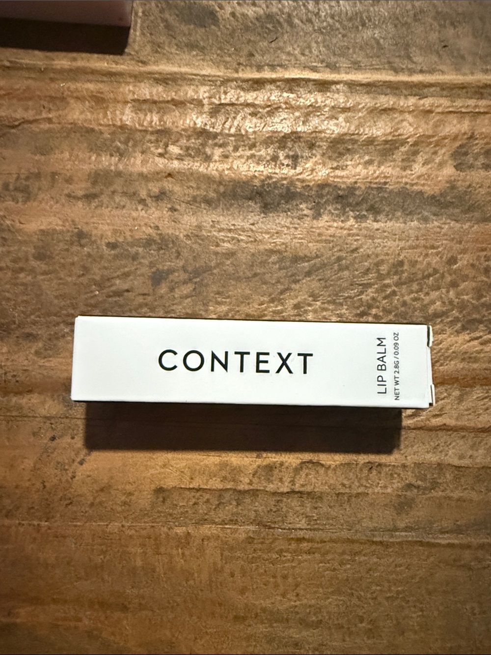 CONTEXT White Lip Balm Stick - Minimalist Hydrating Gloss